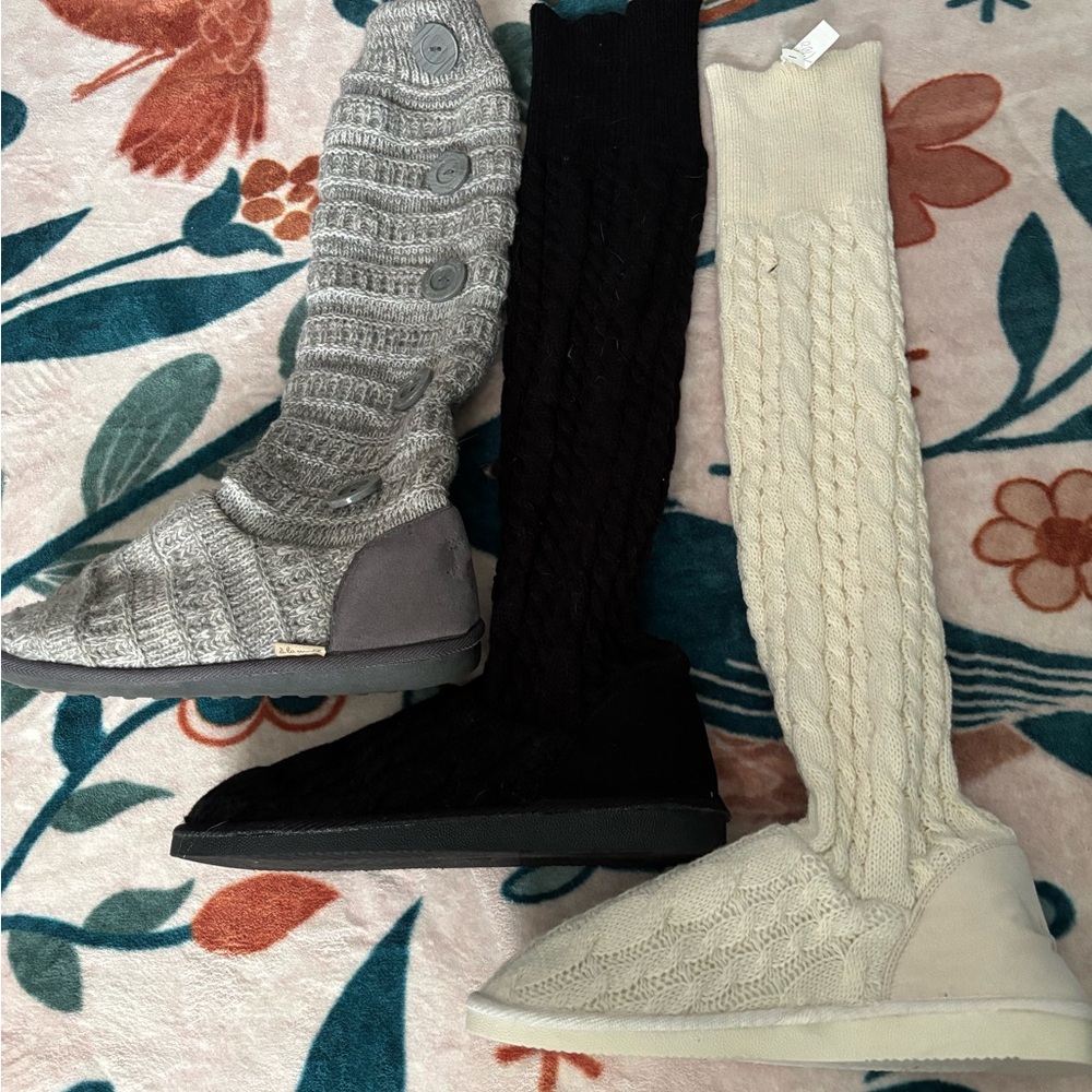 Knitted Comfy Winter-Time Boots